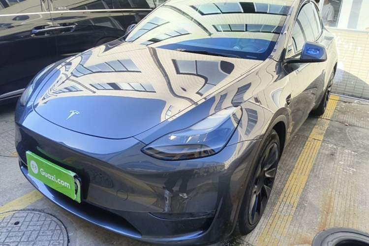Used Tesla Model Y 2021 Long-Range All-Wheel-Drive Version Guazi used car, China used car export, Used car for sale, Used Tesla cars, Cheapest cars for sale, Electric vehicle, New energy car