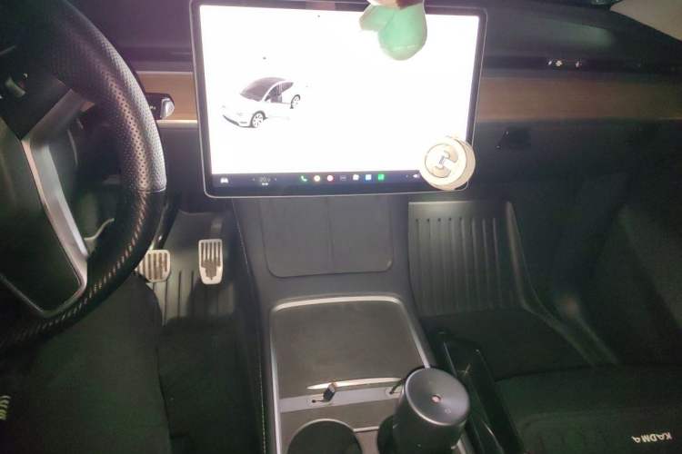 Used Tesla Model Y 2021 Standard Range Rear-Wheel Drive Version Audio And AC Panel