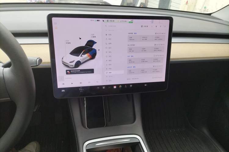 Used Tesla Model Y 2021 Revised Version Long-Range All-Wheel Drive Edition 3D5 Audio And AC Panel
