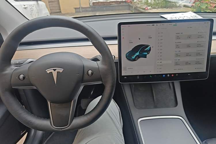 Used Tesla Model Y 2021 Standard Range Rear-Wheel Drive Version Center Console
