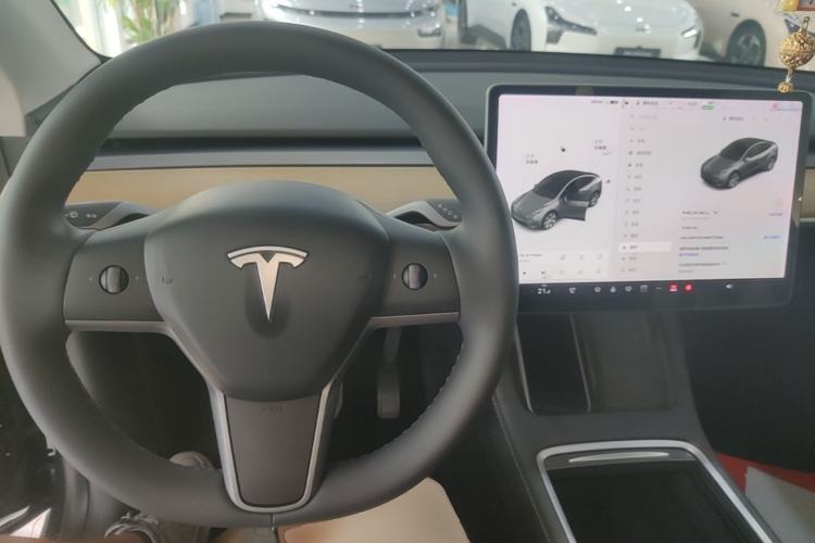 Used Tesla Model Y 2021 Standard Range Rear-Wheel Drive Version Center Console