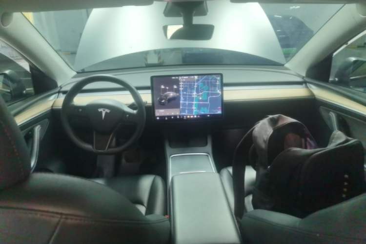 Used Tesla Model Y 2021 Standard Range Rear-Wheel Drive Version Center Console