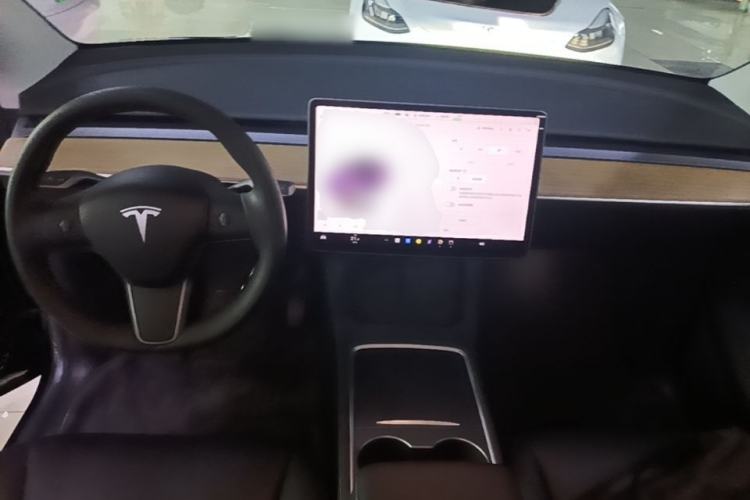 Used Tesla Model Y 2021 Standard Range Rear-Wheel Drive Version Center Console