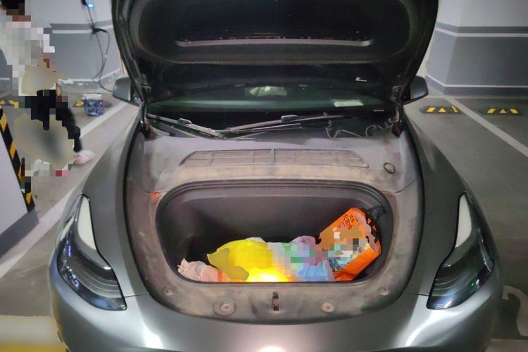 Used Tesla Model Y 2021 Standard Range Rear-Wheel Drive Version Engine Bay