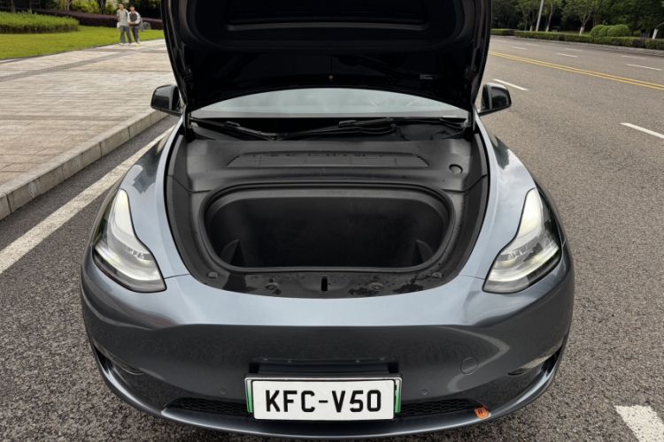 Used Tesla Model Y 2021 Long-Range All-Wheel-Drive Version Engine Bay