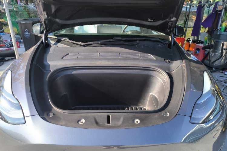 Used Tesla Model Y 2021 Long-Range All-Wheel-Drive Version Engine Bay