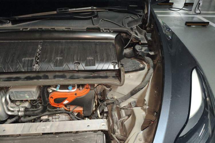 Used Tesla Model Y 2021 Long-Range All-Wheel-Drive Version 3D7 Engine Bay Left
