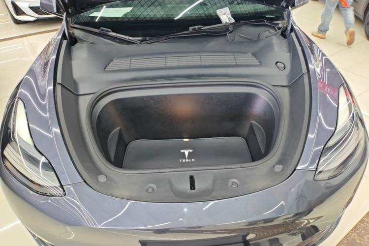 Used Tesla Model Y 2021 Long-Range All-Wheel-Drive Version 3D7 Engine Bay