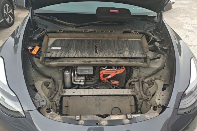 Used Tesla Model Y 2021 Long-Range All-Wheel-Drive Version 3D7 Engine Bay