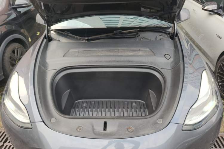 Used Tesla Model Y 2021 Long-Range All-Wheel-Drive Version Engine Bay