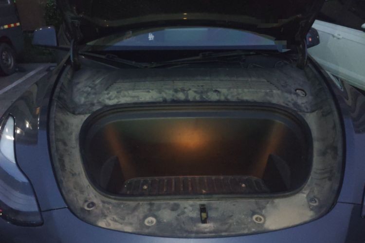 Used Tesla Model Y 2021 Standard Range Rear-Wheel Drive Version Engine Bay