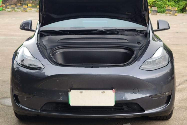 Used Tesla Model Y 2021 Standard Range Rear-Wheel Drive Version Engine Bay