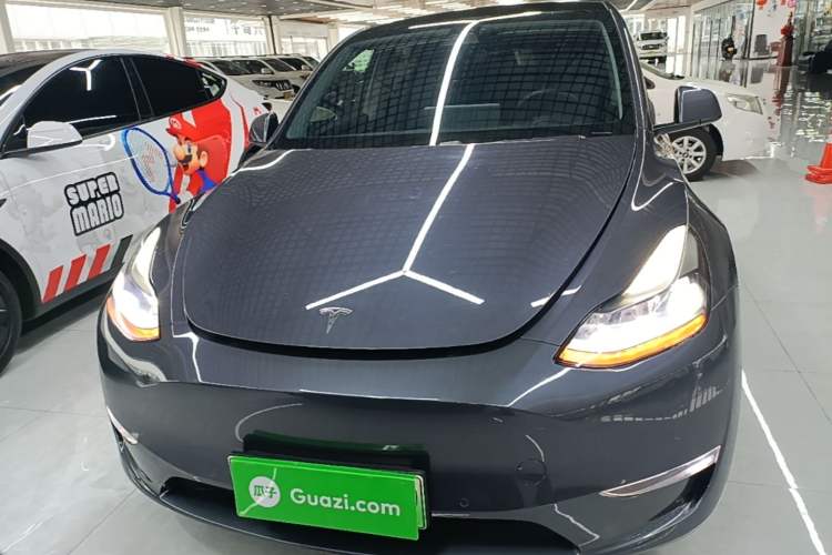 Used Tesla Model Y 2021 Long-Range All-Wheel-Drive Version Front