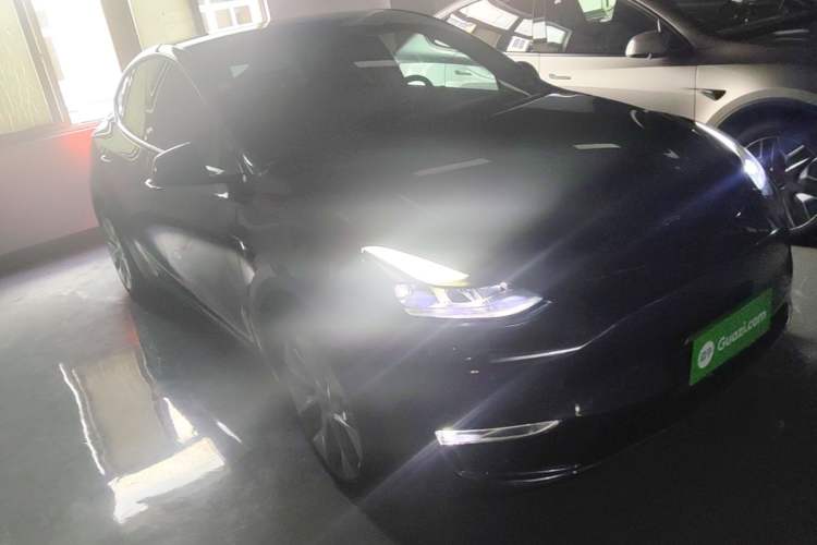 Used Tesla Model Y 2021 Standard Range Rear-Wheel Drive Version Front Right 45 Deg