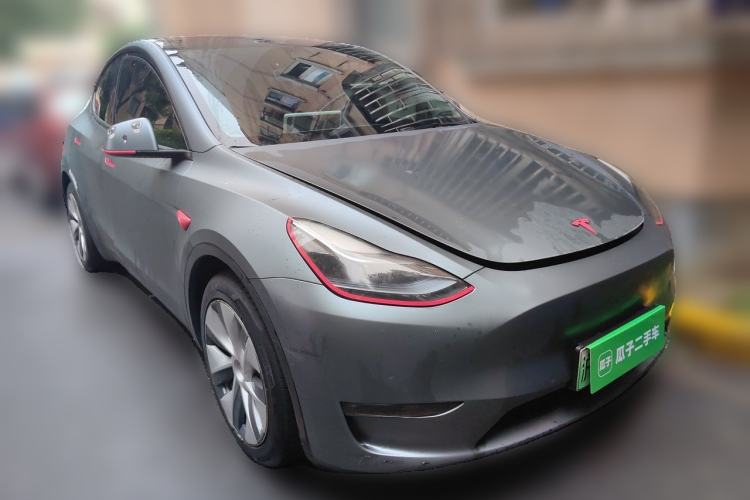 Used Tesla Model Y 2021 Standard Range Rear-Wheel Drive Version Front Right 45 Deg