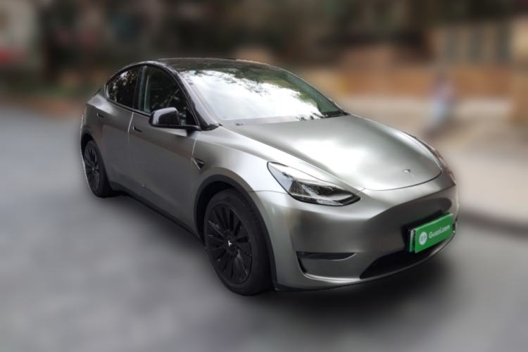 Used Tesla Model Y 2021 Long-Range All-Wheel-Drive Version 3D7 Front Right 45 Deg