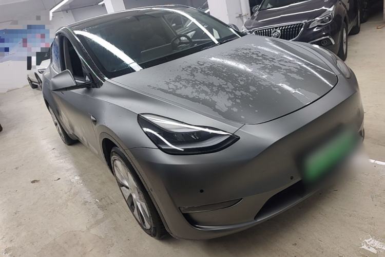 Used Tesla Model Y 2021 Standard Range Rear-Wheel Drive Version Front Right 45 Deg
