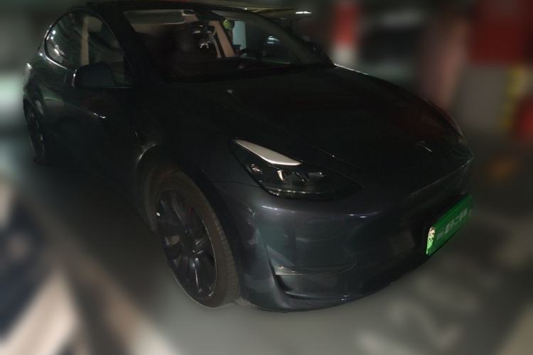 Used Tesla Model Y 2021 Performance High-Performance All-Wheel-Drive Version Front Right 45 Deg
