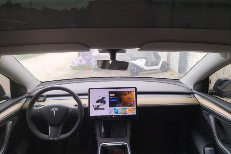 Used Tesla Model Y 2021 Revised Version Long-Range All-Wheel Drive Edition 3D5 Headliner