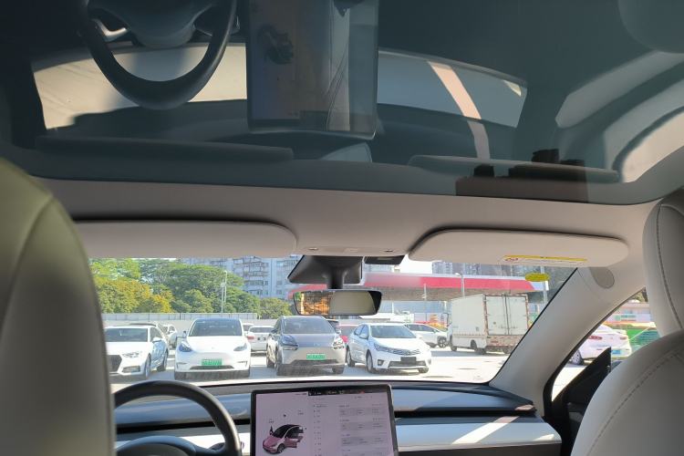Used Tesla Model Y 2021 Long-Range All-Wheel-Drive Version Headliner