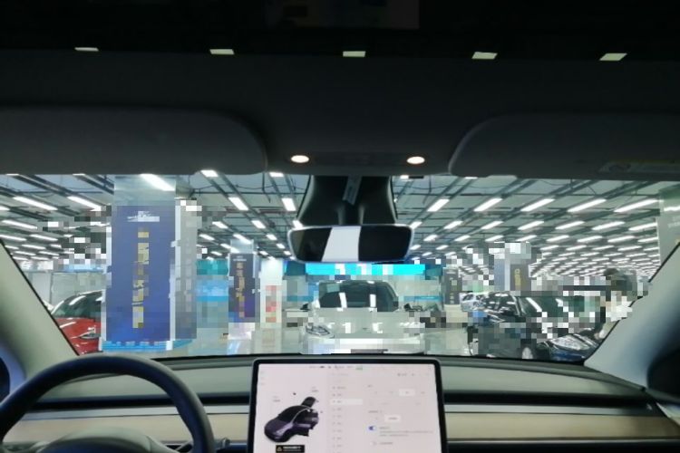 Used Tesla Model Y 2021 Long-Range All-Wheel-Drive Version Headliner