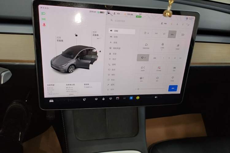 Used Tesla Model Y 2021 Standard Range Rear-Wheel Drive Version Instrument Cluster