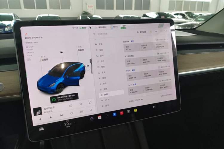 Used Tesla Model Y 2021 Long-Range All-Wheel-Drive Version Instrument Cluster
