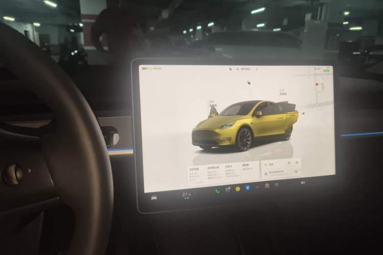 Used Tesla Model Y 2021 Revised Version 2 Long-Range All-Wheel-Drive Edition Instrument Cluster