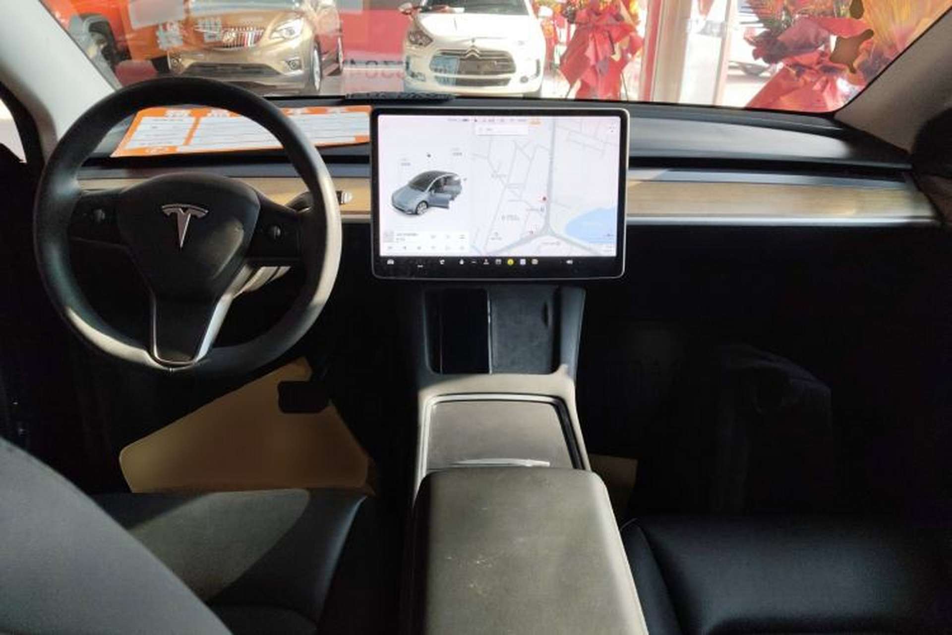 Used Tesla Model Y 2021 Long-Range All-Wheel-Drive Version Interior 2