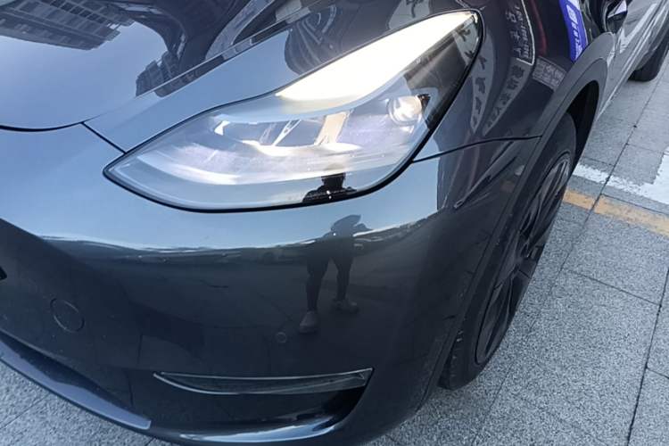 Used Tesla Model Y 2021 Long-Range All-Wheel-Drive Version 3D7 Left Front Headlight