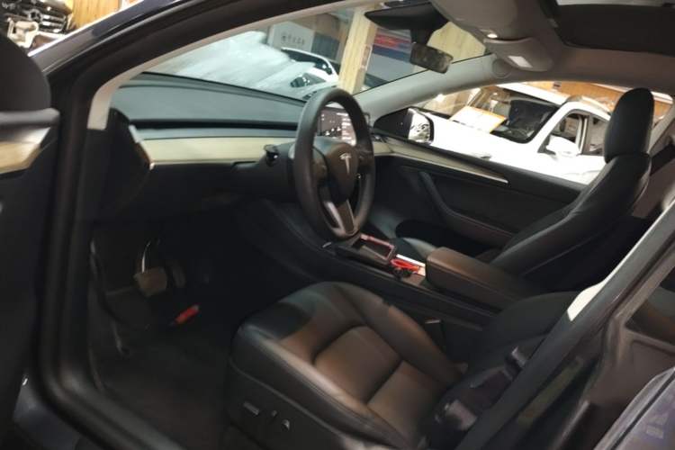 Used Tesla Model Y 2021 Long-Range All-Wheel-Drive Version 3D7 Left Front Seat