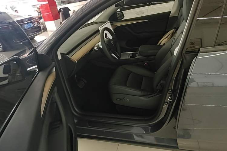 Used Tesla Model Y 2021 Long-Range All-Wheel-Drive Version 3D7 Left Front Seat