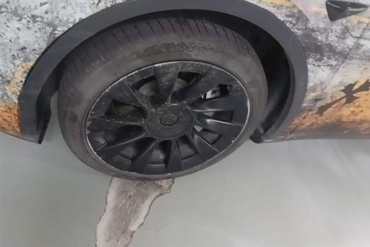 Used Tesla Model Y 2021 Standard Range Rear-Wheel Drive Version Left Front Wheel Hub