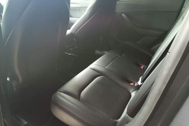 Used Tesla Model Y 2021 Long-Range All-Wheel-Drive Version Left Rear Seat