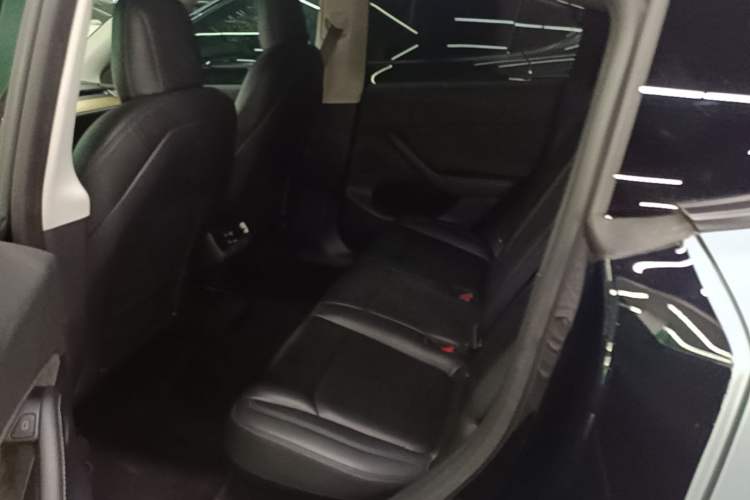 Used Tesla Model Y 2021 Long-Range All-Wheel-Drive Version 3D7 Left Rear Seat