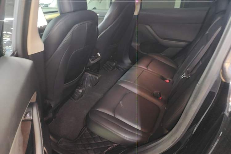 Used Tesla Model Y 2021 Long-Range All-Wheel-Drive Version 3D7 Left Rear Seat