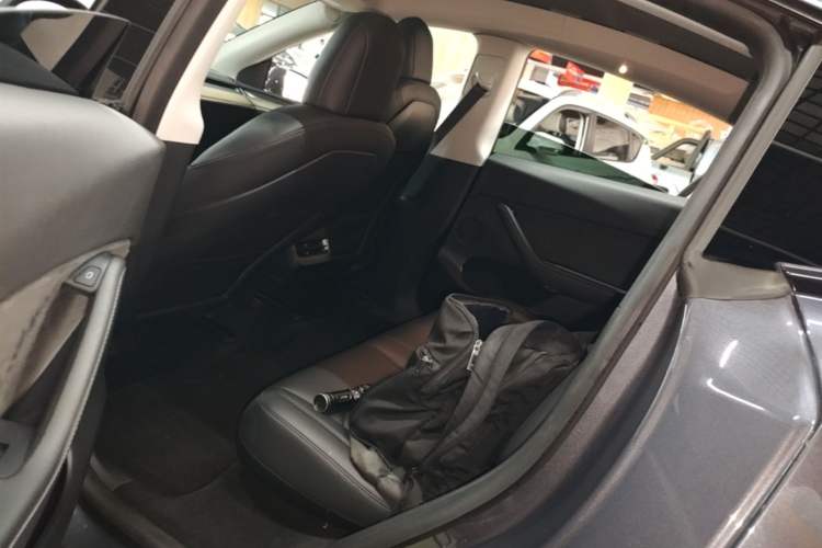 Used Tesla Model Y 2021 Long-Range All-Wheel-Drive Version 3D7 Left Rear Seat