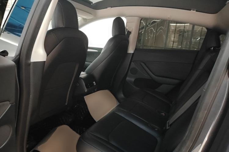 Used Tesla Model Y 2021 Standard Range Rear-Wheel Drive Version Left Rear Seat