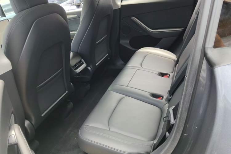 Used Tesla Model Y 2021 Long-Range All-Wheel-Drive Version Left Rear Seat