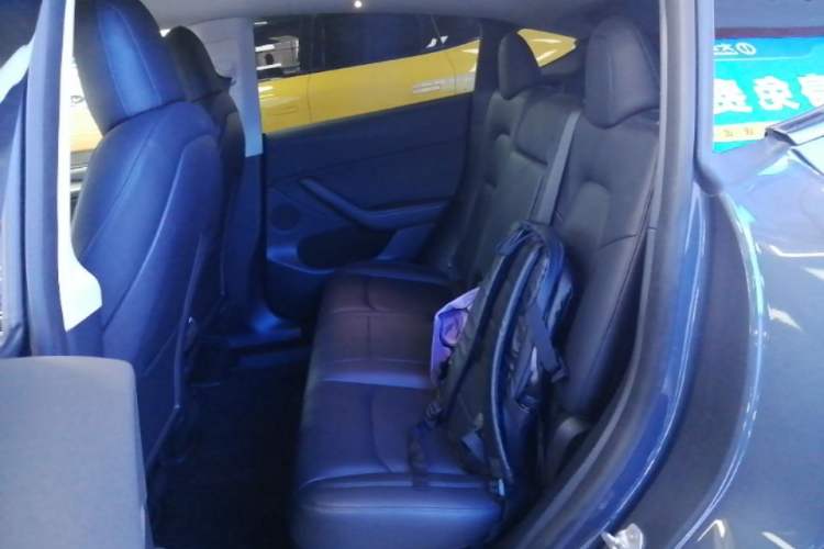 Used Tesla Model Y 2021 Long-Range All-Wheel-Drive Version Left Rear Seat