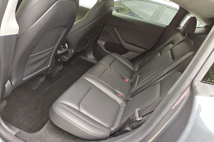 Used Tesla Model Y 2021 Long-Range All-Wheel-Drive Version 3D7 Left Rear Seat