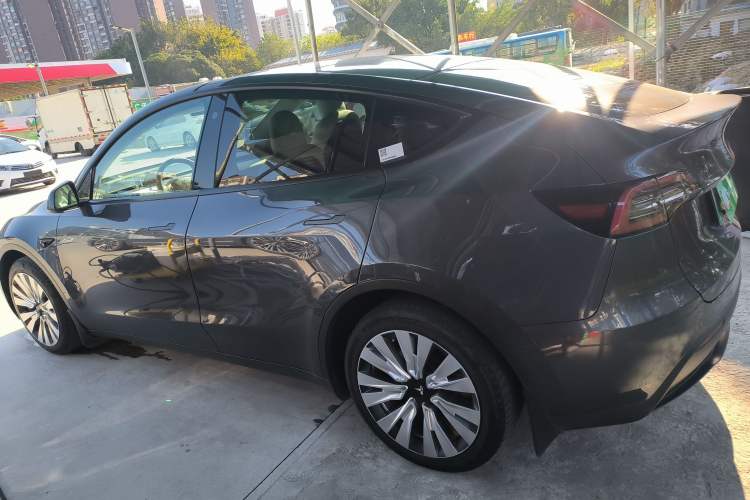 Used Tesla Model Y 2021 Long-Range All-Wheel-Drive Version Left Side
