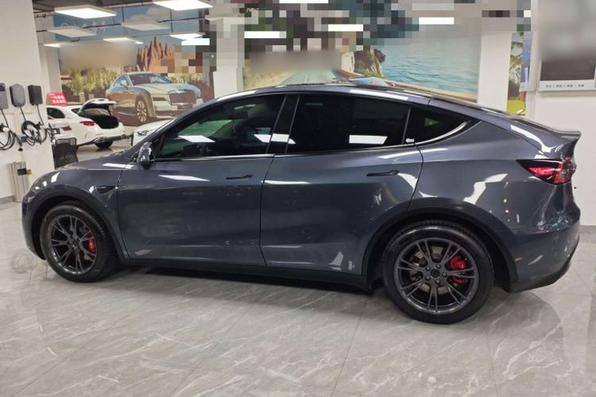 Used Tesla Model Y 2021 Standard Range Rear-Wheel Drive Version Left Side