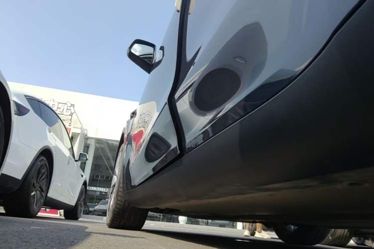 Used Tesla Model Y 2021 Long-Range All-Wheel-Drive Version Left Side Sill