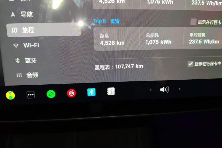 Used Tesla Model Y 2021 Performance High-Performance All-Wheel-Drive Version Odometer Close Up