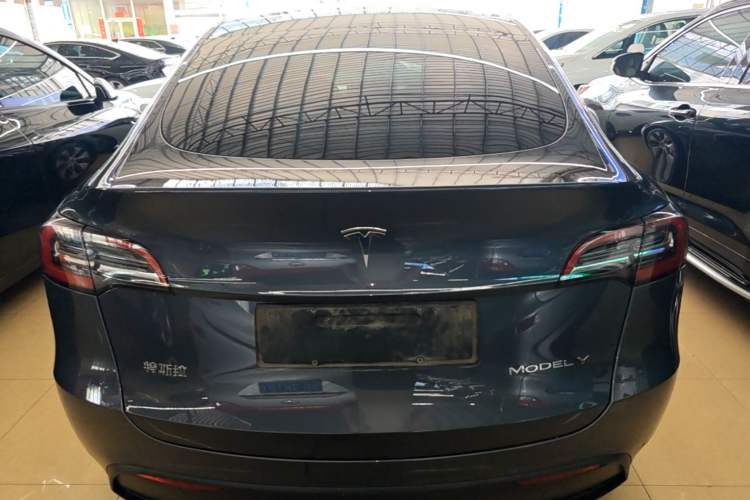 Used Tesla Model Y 2021 Long-Range All-Wheel-Drive Version Rear
