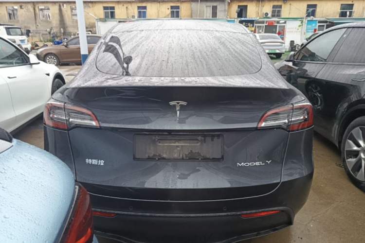 Used Tesla Model Y 2021 Long-Range All-Wheel-Drive Version 3D7 Rear