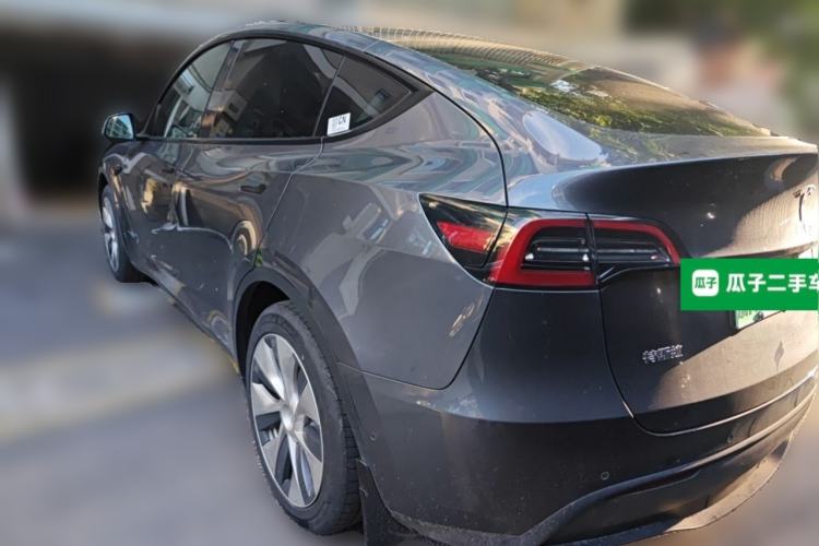 Used Tesla Model Y 2021 Standard Range Rear-Wheel Drive Version Rear Left 45 Deg