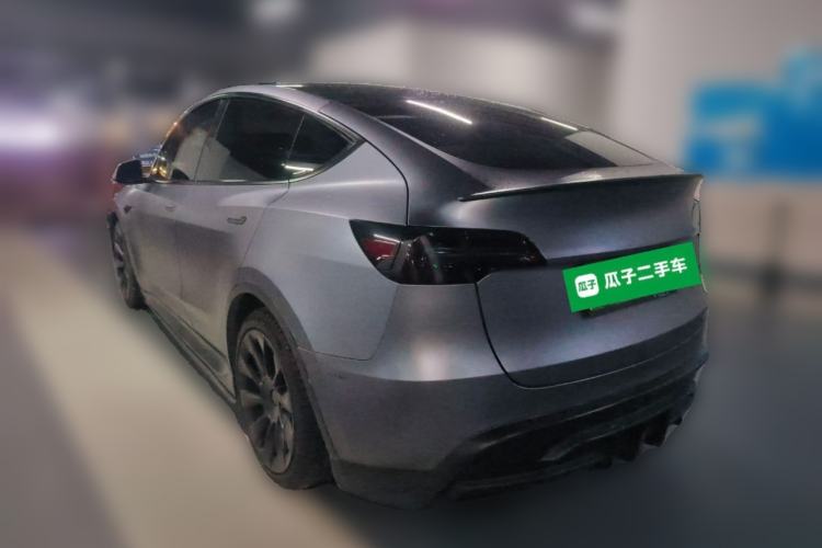 Used Tesla Model Y 2021 Standard Range Rear-Wheel Drive Version Rear Left 45 Deg