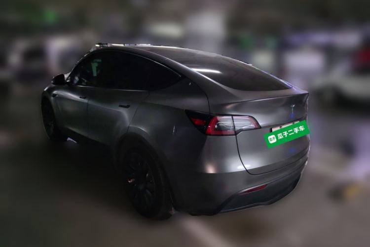 Used Tesla Model Y 2021 Standard Range Rear-Wheel Drive Version Rear Left 45 Deg